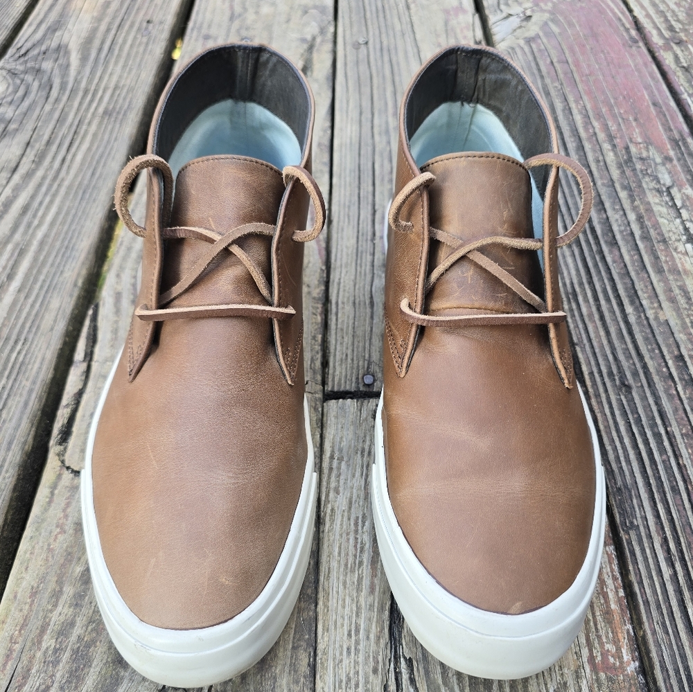 SeaVees Maslon Desert Oiled Rugged Leather Chukka Boot, Elmwood, Brown, Size 12 - Picture 2 of 13